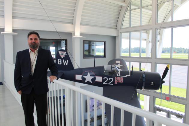 Carver takes helm of Fernandina Beach Municipal Airport. Photo by Julia Roberts/News-Leader
