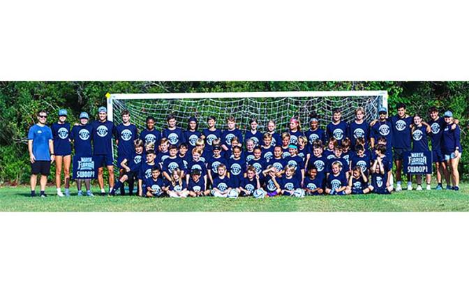 UNF coaches and players held a soccer camp for the Boys &amp; Girls Clubs of Nassau County June 26-30 at the Miller Freedom Center. More than 60 children participated. Submitted photo