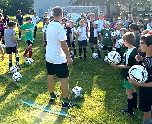 UNF coaches and players held a soccer camp for the Boys &amp; Girls Clubs of Nassau County June 26-30 at the Miller Freedom Center. More than 60 children participated. Submitted photo