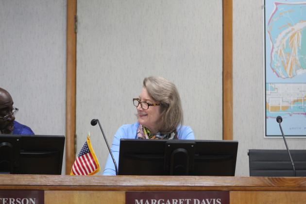 City Manager Search Committee Margaret Davis expressed concerns about the difficulty finding a new city manager, given how many Florida cities are also looking for qualified candidates. "I am concerned we might lose some of these before we have a chance to bring them here," Davis said. "I would have liked to see more diverse candidates, but we are where we are."  Photo by Julia Roberts/News-Leader
