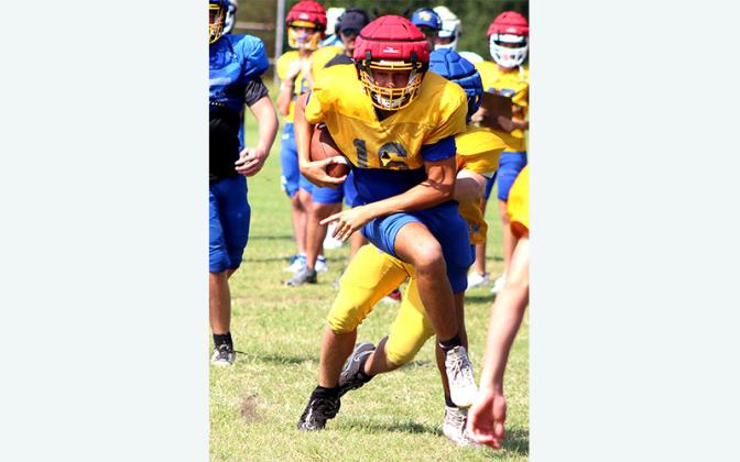 Saturday morning scrimmage for Pirates. Photo by Beth Jones/News-Leader