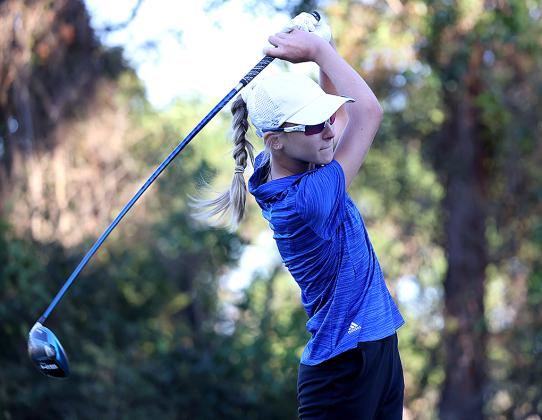Fernandina Beach High School junior Sady Campbell is heading to Pebble Beach next month for the PGA Tour Champions’ PURE Insurance Championship Impacting First Tee. Photo courtesy of Pam Bell Photography