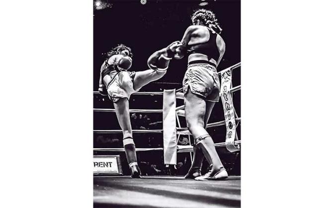 Morales in action. Submitted photo