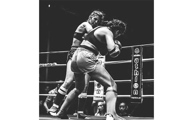 Morales in action. Submitted photo