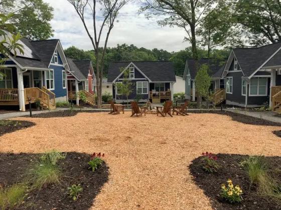 Sample tiny home development as presented at the recent Nassau County Board of County Commissioners meeting. Submitted photo
