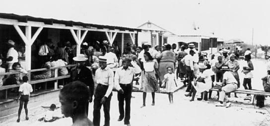 Evans’ Rendezvous, view of east porch from southeast, circa 1950. Submitted photo
