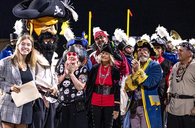 The Fernandina Beach High School mascot is now Skully. Photos by Penny Glackin/Special