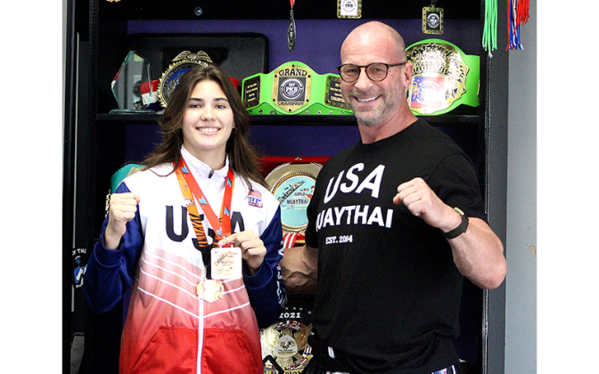 Morales and Lane at the gym on South 14th Street. Photo by Beth Jones/News-Leader