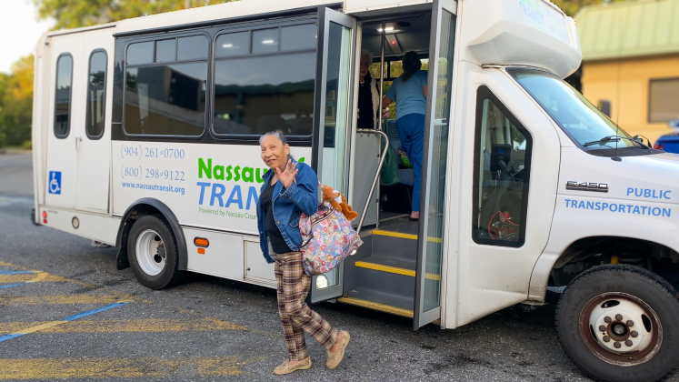 NassauTRANSIT provides transportation to and from senior life centers in Fernandina Beach and Hilliard. Photo by Nassau County Council on Aging