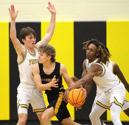 The Yulee High School boys basketball team hosted the West Nassau Warriors Tuesday night. The YHS Hornets prevailed 67-32. The Yulee junior varsity boys won in overtime. Photos by Beth Jones/News-Leader