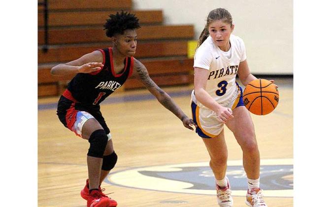 The Fernandina Beach High School girls basketball team hosted the Terry Parker Lady Braves Tuesday night. Photo by Beth Jones/News-Leader