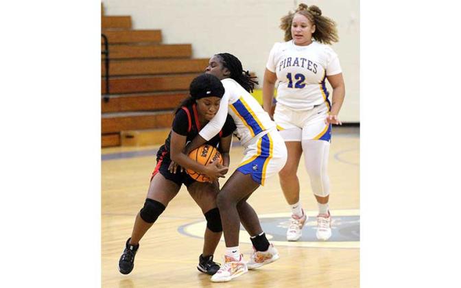 The Fernandina Beach High School girls basketball team hosted the Terry Parker Lady Braves Tuesday night. Photo by Beth Jones/News-Leader