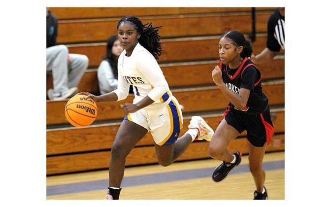 The Fernandina Beach High School girls basketball team hosted the Terry Parker Lady Braves Tuesday night. Photo by Beth Jones/News-Leader