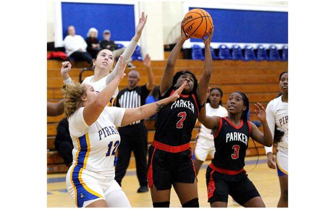 The Fernandina Beach High School girls basketball team hosted the Terry Parker Lady Braves Tuesday night. Photo by Beth Jones/News-Leader
