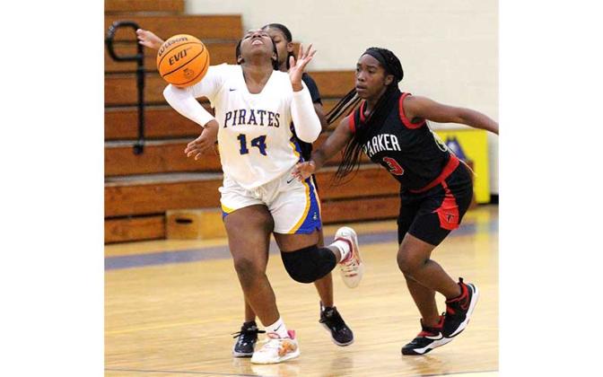 The Fernandina Beach High School girls basketball team hosted the Terry Parker Lady Braves Tuesday night. Photo by Beth Jones/News-Leader