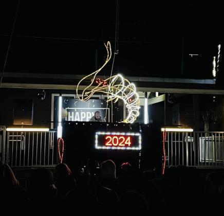 Shrimp Drop 2024. Photo courtesy of Fernandina Main Street