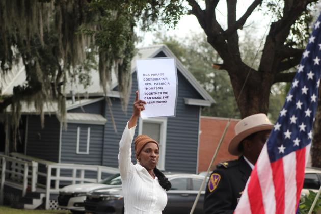 Martin Luther King Jr. honored in Fernandina Beach. Photo by Beth Jones/News-Leader