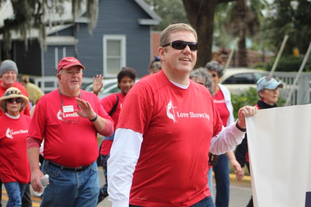 Martin Luther King Jr. honored in Fernandina Beach. Photo by Beth Jones/News-Leader