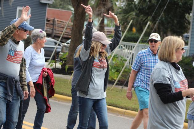 Martin Luther King Jr. honored in Fernandina Beach. Photo by Beth Jones/News-Leader