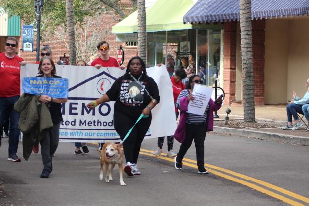 Martin Luther King Jr. honored in Fernandina Beach. Photo by Beth Jones/News-Leader