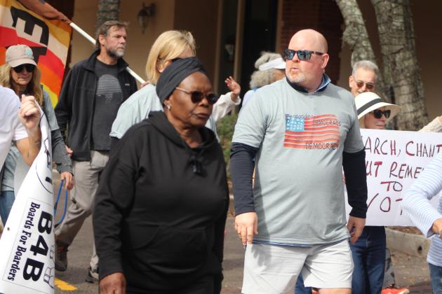 Martin Luther King Jr. honored in Fernandina Beach. Photo by Beth Jones/News-Leader