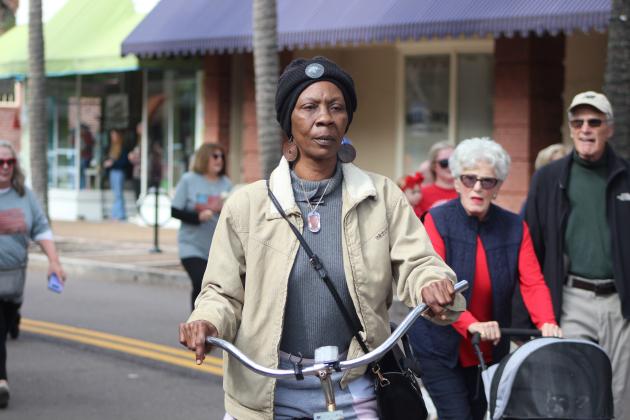 Martin Luther King Jr. honored in Fernandina Beach. Photo by Beth Jones/News-Leader