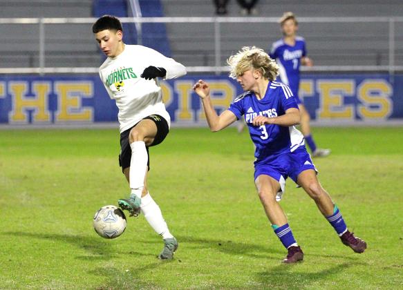 Pirate soccer teams host Hornets. Photo by Beth Jones/News-Leader