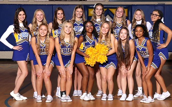 FBHS cheerleaders. Submitted photos