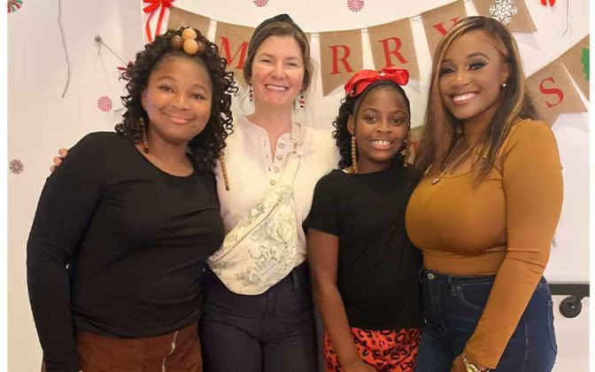 From left, Jayla Eldell, Tressa Linzy, Carley Eldell and Arlecia Bostik. Submitted photo