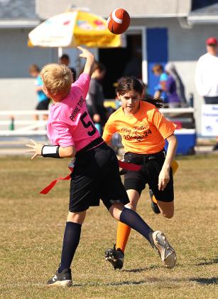 Opening day for flag football. Photo by Beth Jones/News-Leader
