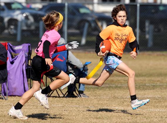 Opening day for flag football. Photo by Beth Jones/News-Leader