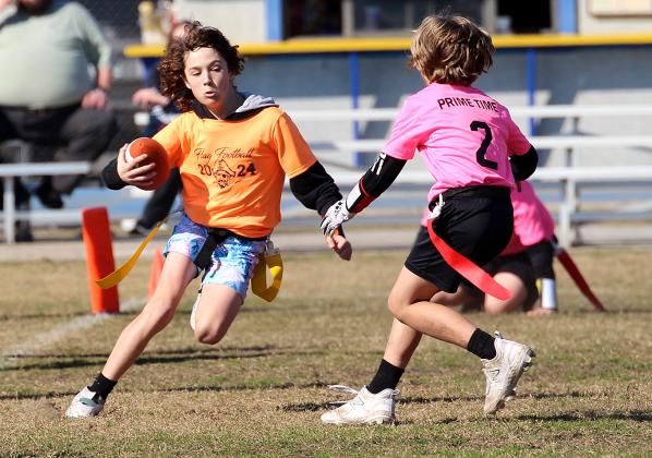 Opening day for flag football. Photo by Beth Jones/News-Leader