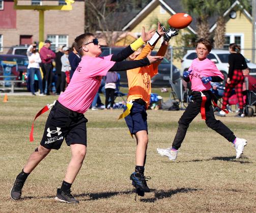 Opening day for flag football. Photo by Beth Jones/News-Leader
