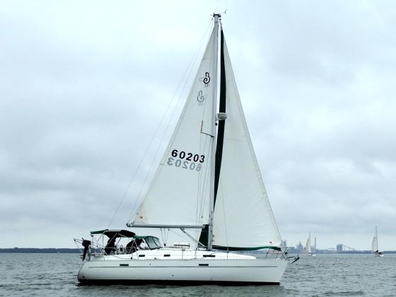 Julianna in the third race. Submitted photo