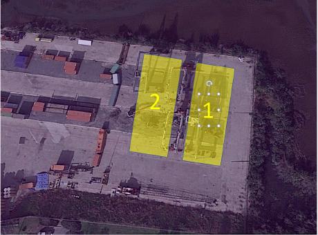 The original plans for the warehouse called for it to be built in a different location. Submitted