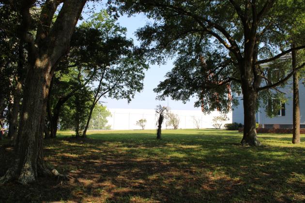 Residents who live near the Port of Fernandina say a new fabric warehouse built by port operator Nassau Terminals blocks the view of the Amelia River they have enjoyed for years. Photo by Julia Roberts/News-Leader