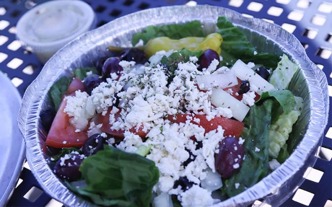 Townies Pizza garden is located on a lot next to the restaurant. Photo by Ashley Chandler/News-Leader