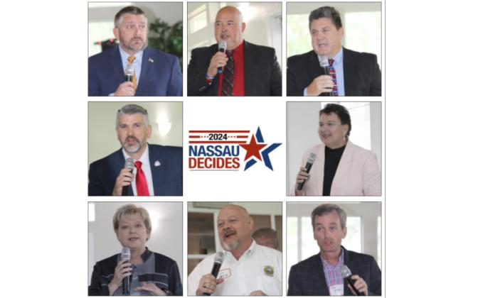 Candidates introduce themselves at forum event. Photos by Tracy McCormick-Dishman/News-Leader