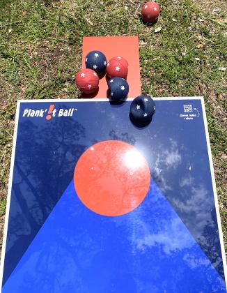 Plank'it Ball board. Photo by Beth Jones/News-Leader