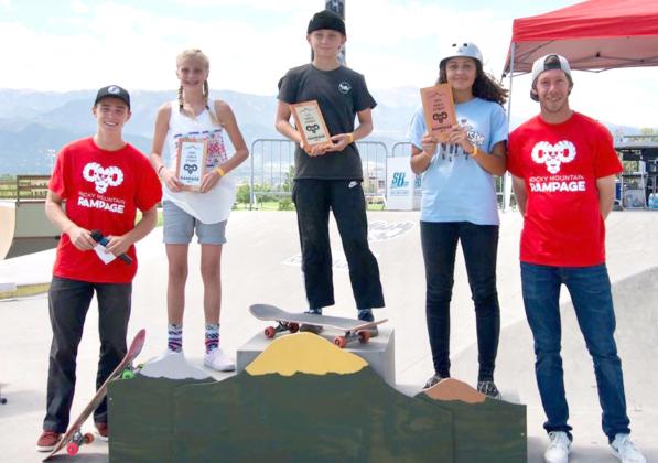 Pinson won her age division at the Rocky Mountain Rampage skate event held in Colorado Springs, Colo., when she was 11 years old.