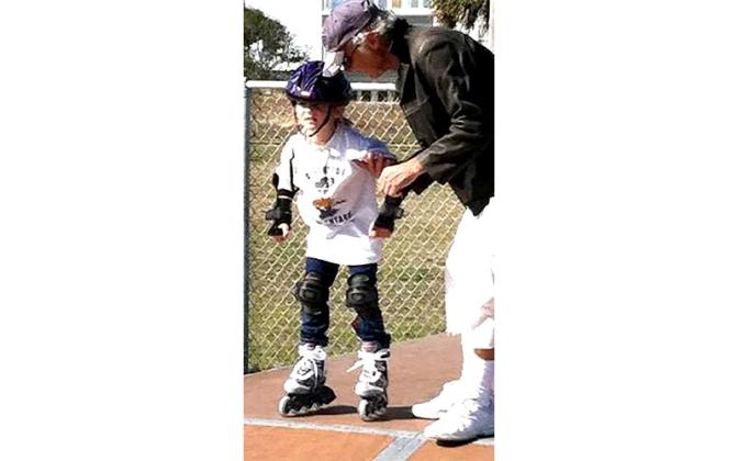 “If it had wheels, she rolled,” including in-line skates, said Pinson’s dad, Kenny.