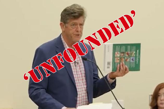 The Nassau County School Board voted unanimously to deny a textbook objection submitted by Jack Knocke, executive director of Citizens Defending Freedom (CDF) on Thursday.