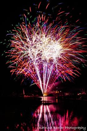 Fireworks explode in the sky over Fernandina Beach on July 4. Katrina Baxter shot these photos from the marina of the Hometown Fourth of July Celebration in Downtown Fernandina Beach. Photos by Katrina Baxter photography
