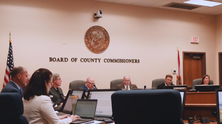 The Nassau County Board of County Commissioners. Photo by Ashley Chandler/News-Leader
