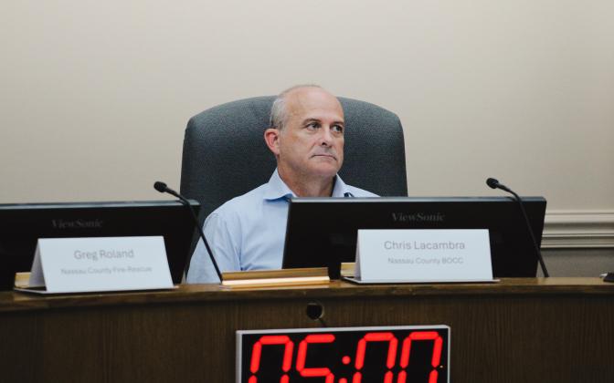 Directory for the Office of Management and Budget for Nassau County, Chris Lacambra, was chosen as the Chairman of the Opioid Settlement Task Force at its first meeting on Aug. 8. Julia Roberts/News-Leader