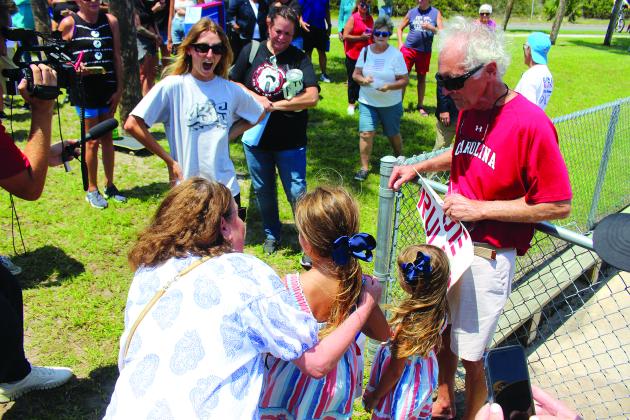 Hometown Hero Celebrated. Photos by Beth Jones, News-Leader, and Penny Glackin, Special for the News-Leader