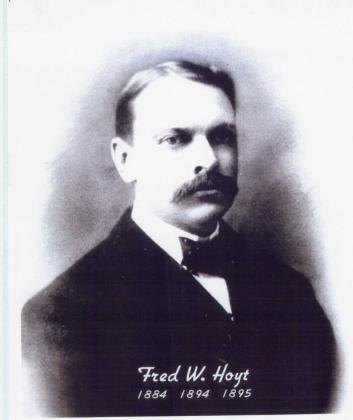 Fred Hoyt worked his way up in the local newspaper industry to eventually become vice president of the Times Union Printing and Publishing Company in Jacksonville. He was better known locally as the proprietor of Hoyt Grocery and Chandlery in downtown Fernandina and as founder of The First National Bank of Fernandina. Photo courtesy of Amelia Island Museum of History