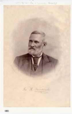 The Fernandina Press Association recruited the accomplished George R. Fairbanks to become editor of The Florida Mirror in 1879. The Fernandina publication was conceived to bring a new kind of journalism to the industry. Photo courtesy of Amelia Island Museum of History