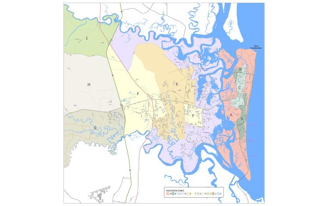 Nassau County Emergency Management shared these evacuation zone maps Tuesday ahead of Hurricane Milton landfall, now expected sometime between Wednesday evening and Thursday morning.