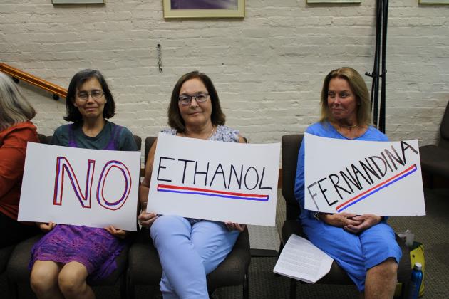 Opposition to a proposed bioethanol plant at the RYAM campus in Fernandina Beach quickly organized into No Ethanol Fernandina, a grass roots organization fighting to keep the facility from being built. Photo by Julia Roberts/News-Leader